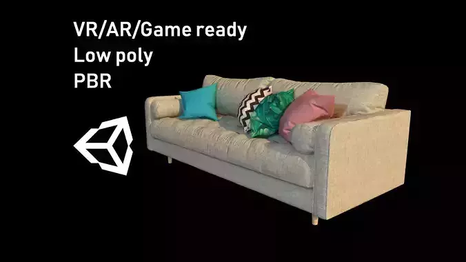 Article Sven Sofa Lowpoly model