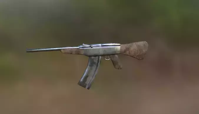 Assault Rifle 3D Model