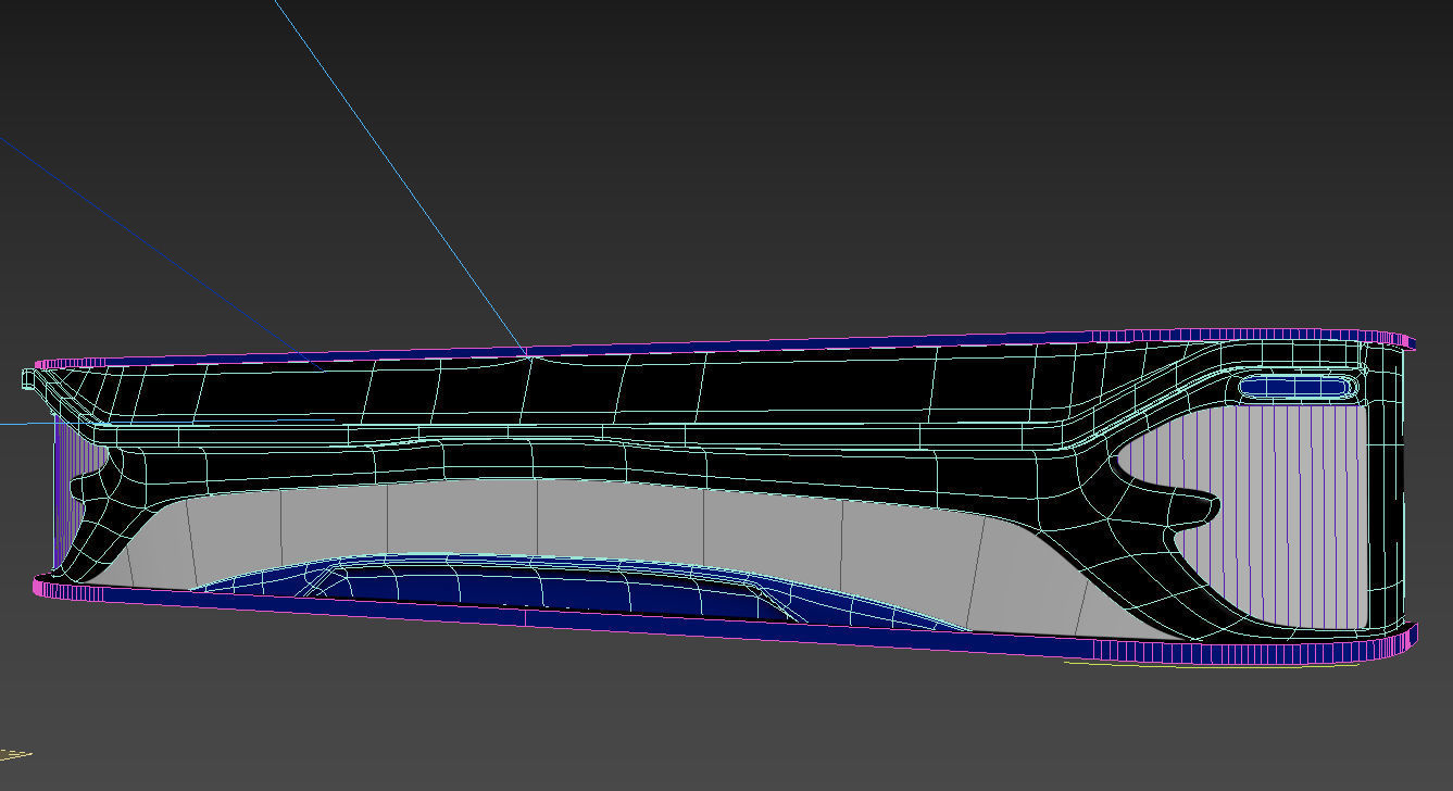 Gaming table 3D model_6