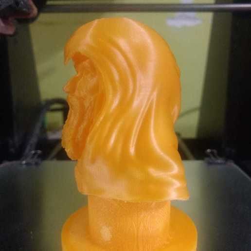 Bust of Odin 3D print model_6