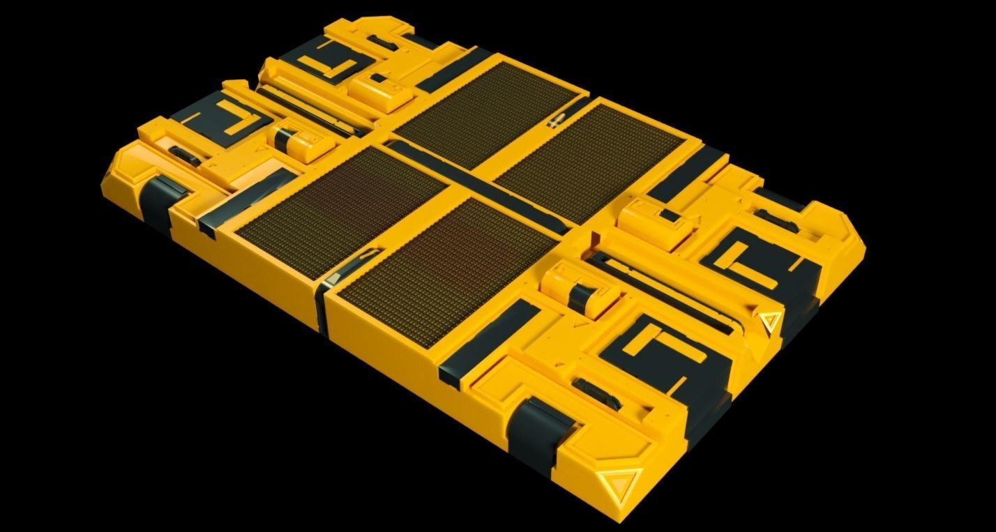 sci-fi panel pack vol 05 3D model_5