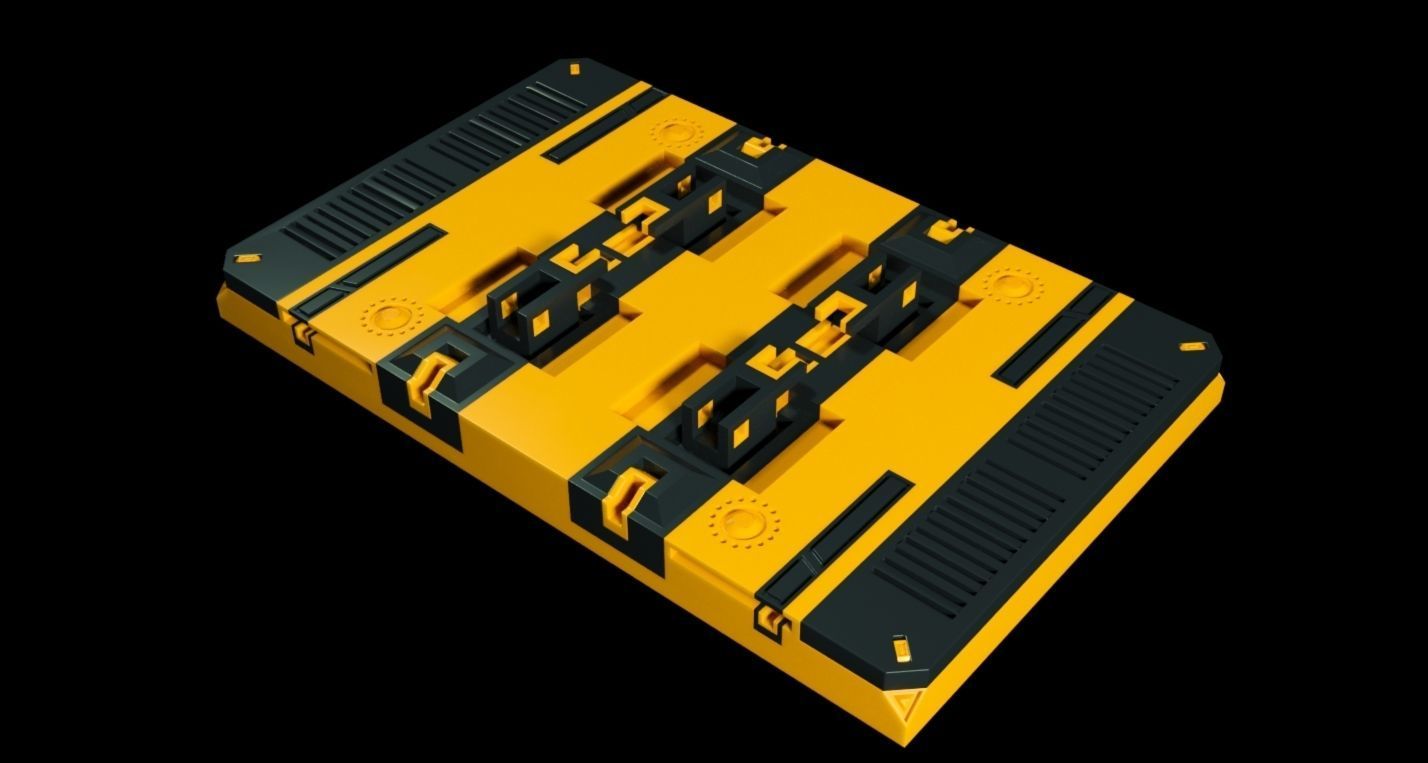 sci-fi panel pack vol 05 3D model_10