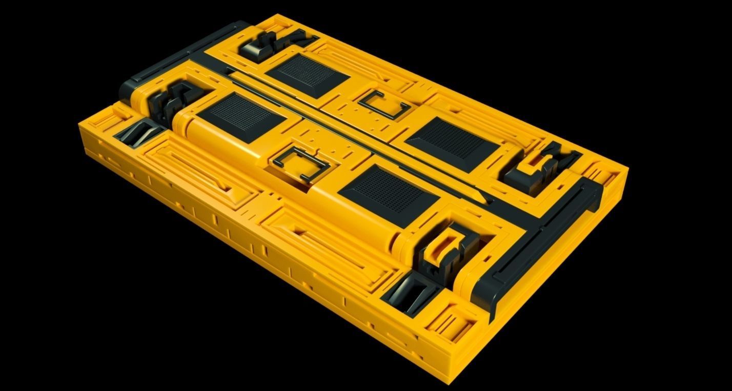 sci-fi panel pack vol 05 3D model_7