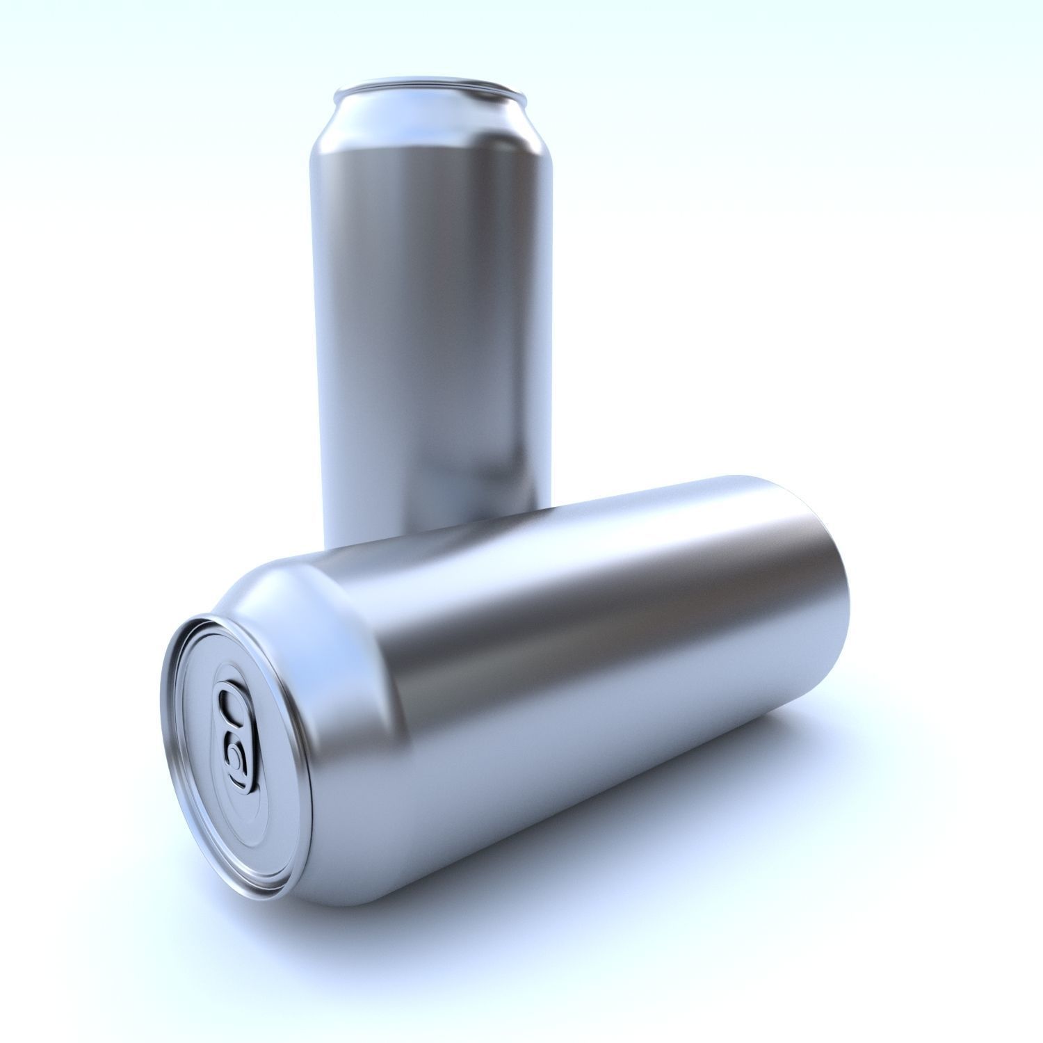 Beverage can 355 long ml Low-poly 3D model_9