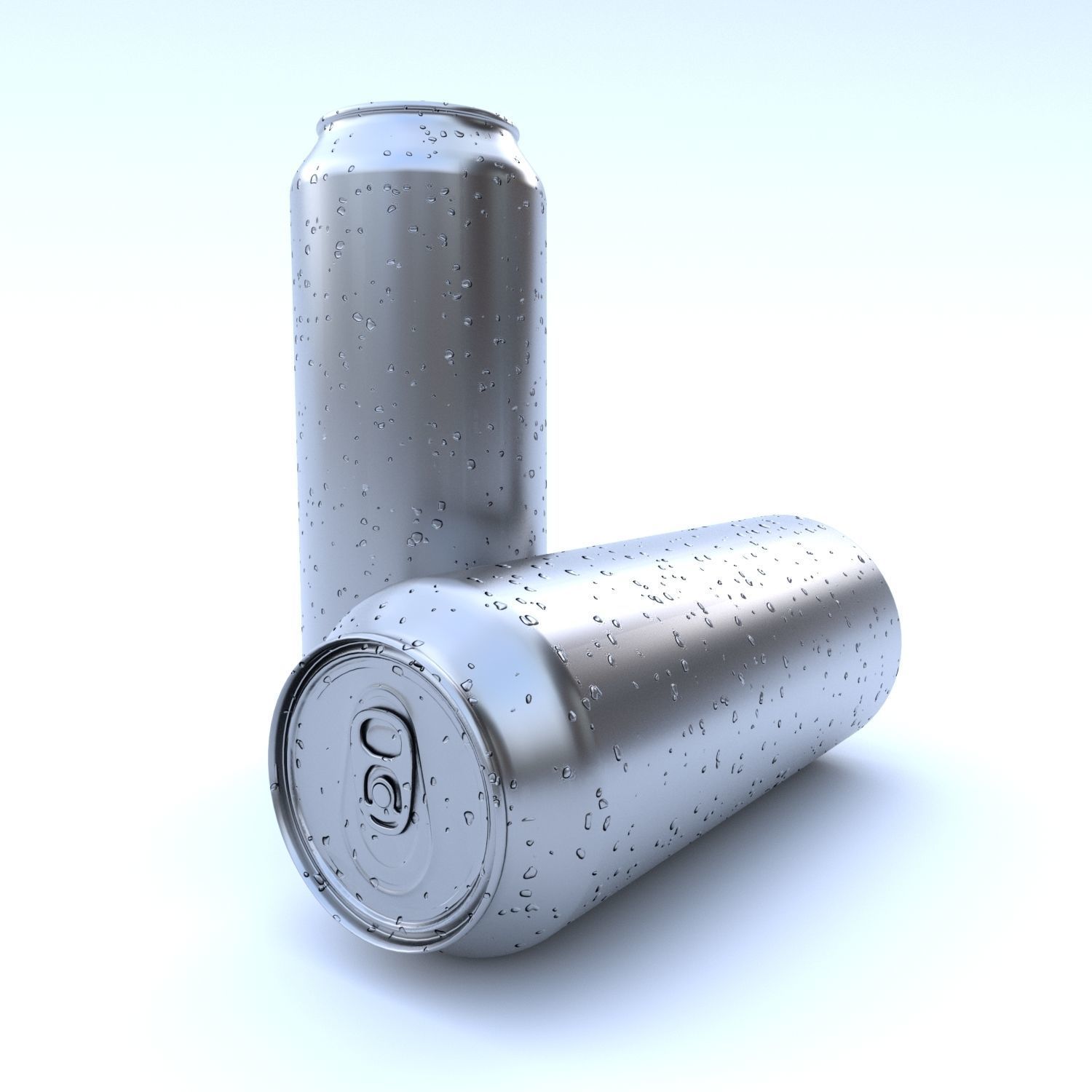 Beverage can 355 long ml Low-poly 3D model_7