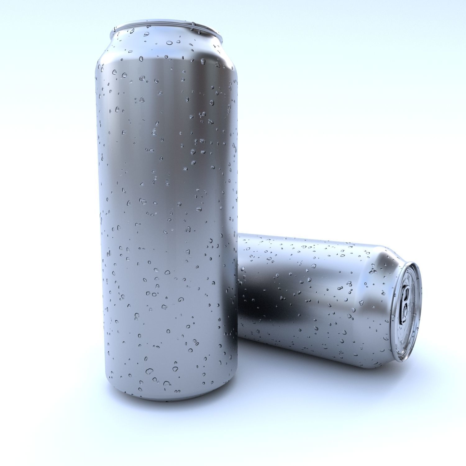 Beverage can 355 long ml Low-poly 3D model_6