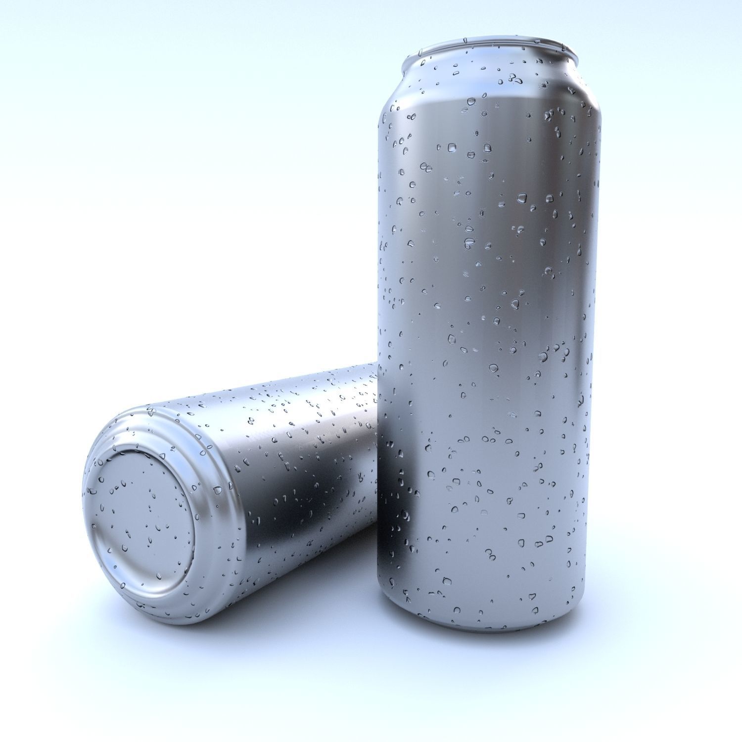 Beverage can 355 long ml Low-poly 3D model_5