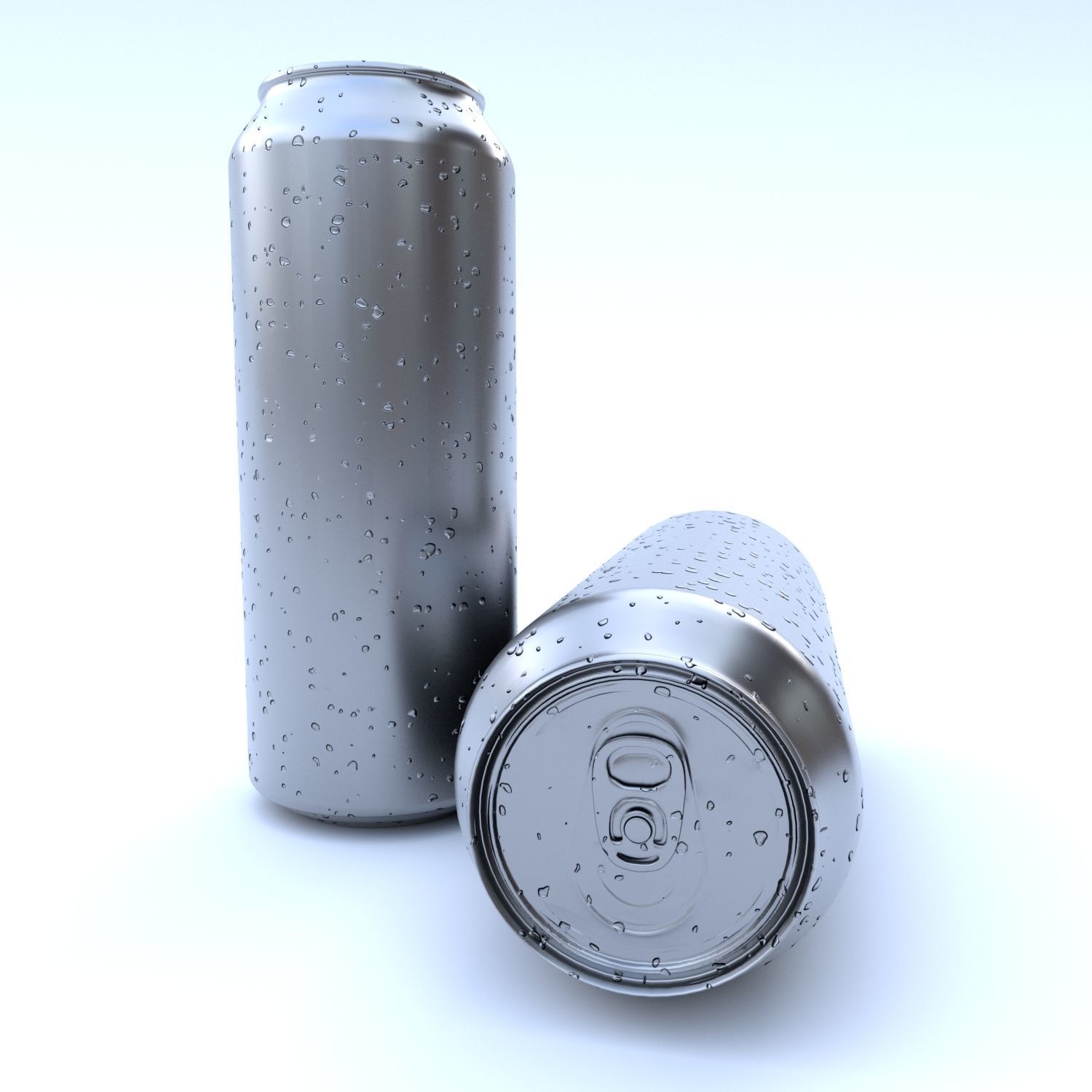 Beverage can 355 long ml Low-poly 3D model_2