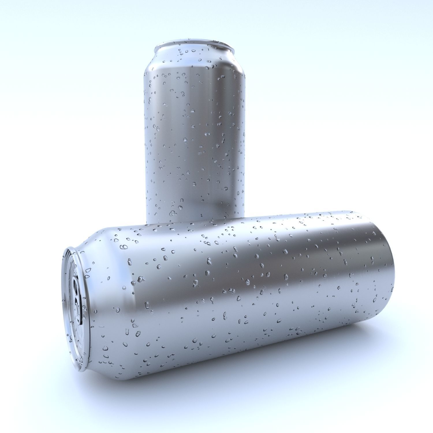 Beverage can 355 long ml Low-poly 3D model_3