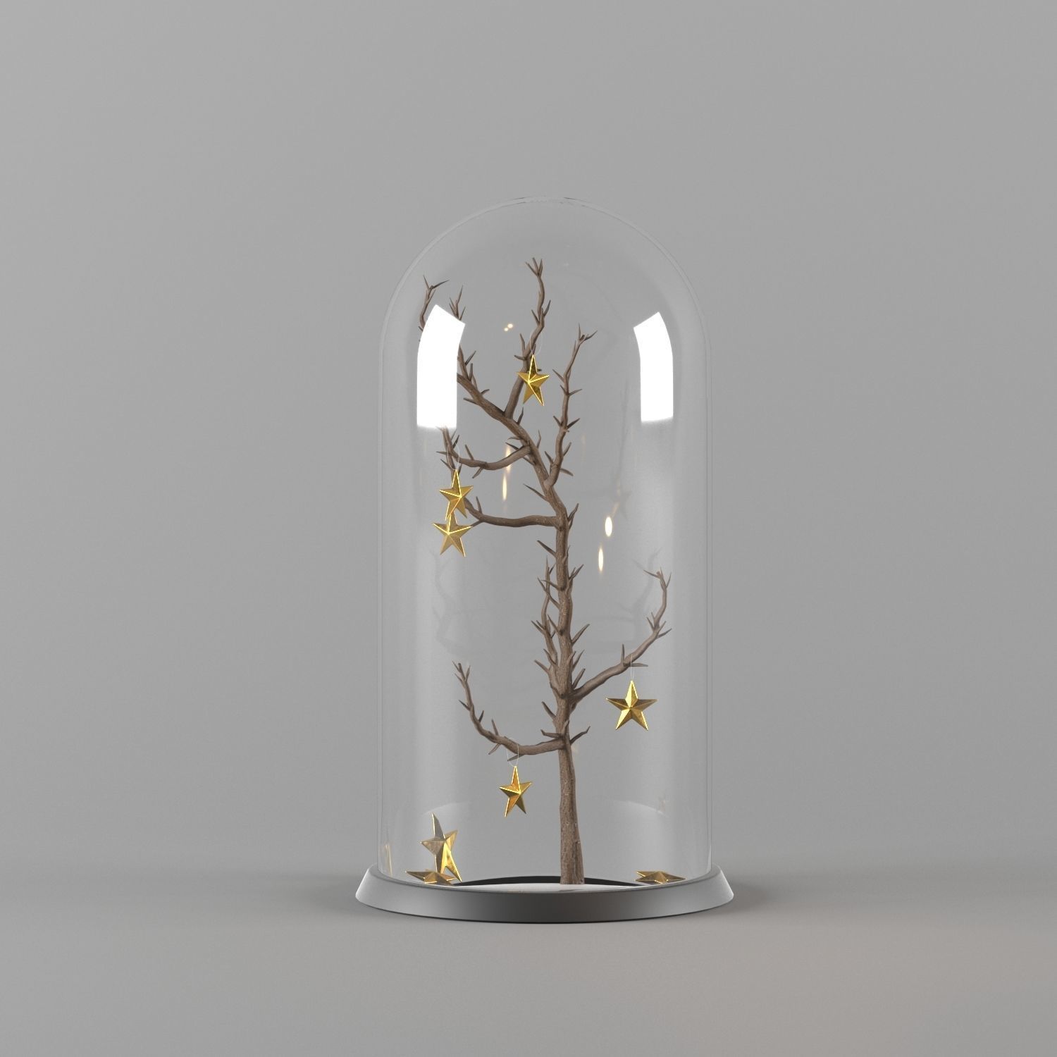 Christmas decorative set 3D model_11