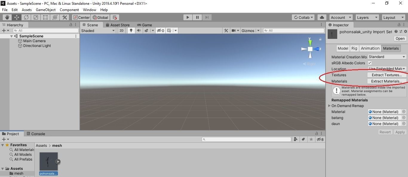 Pohon Salak 3D model_9