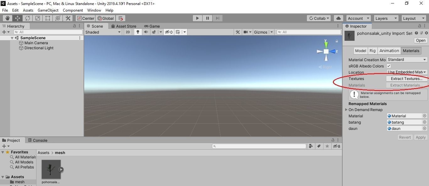 Pohon Salak 3D model_10