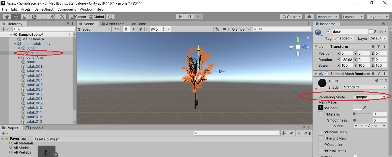 Pohon Salak 3D model_11