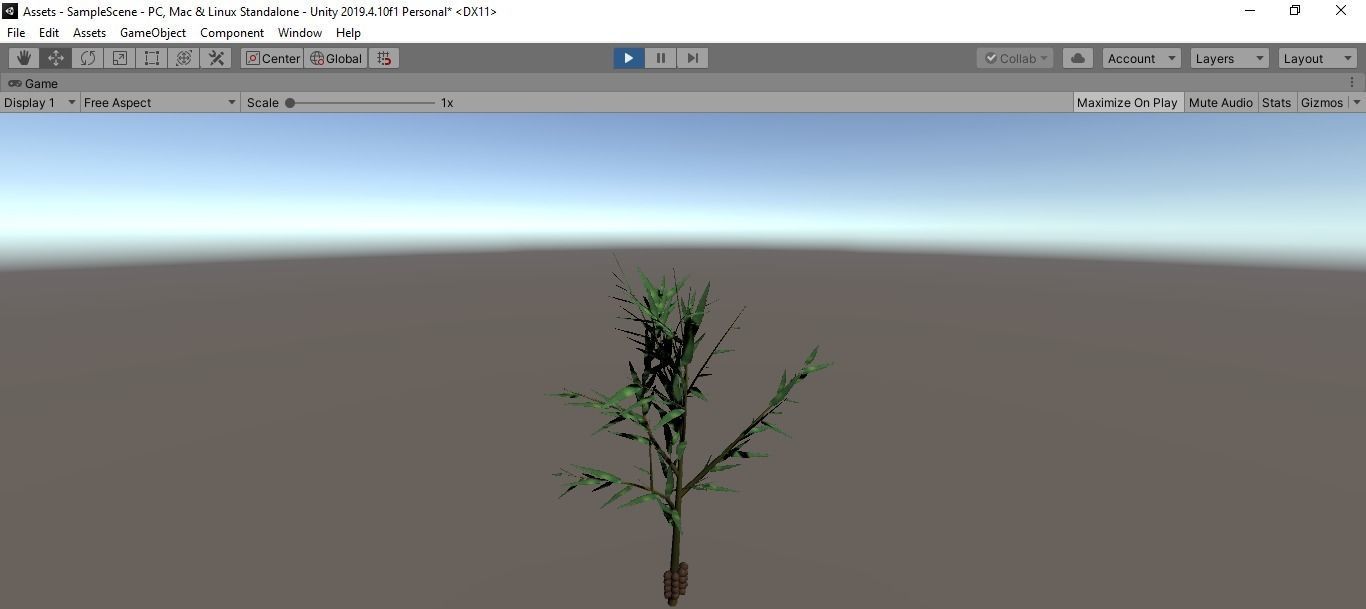 Pohon Salak 3D model_13
