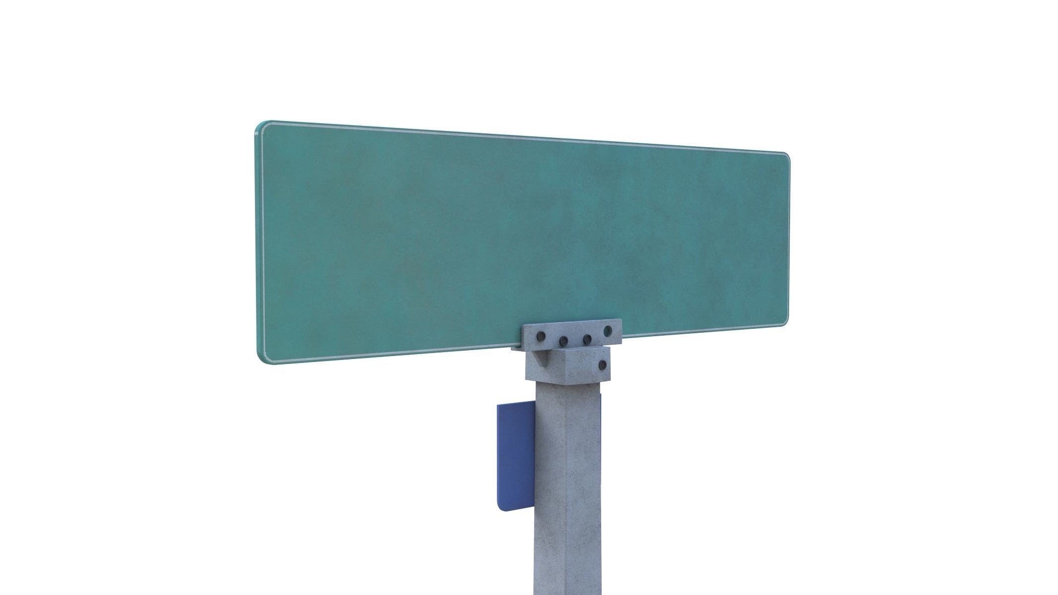 Street Sign 17 Low-poly 3D model_2
