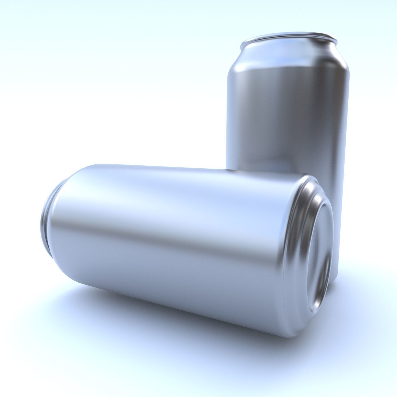 Beverage can 440 ml Low-poly 3D model_7