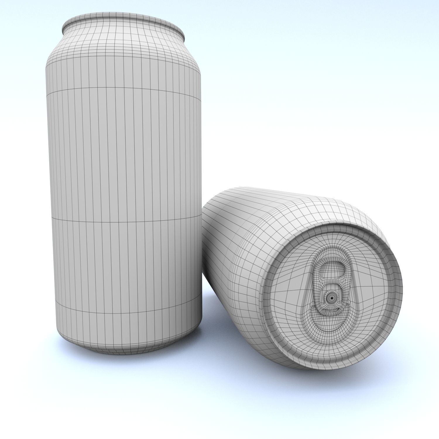 Beverage can 440 ml Low-poly 3D model_10