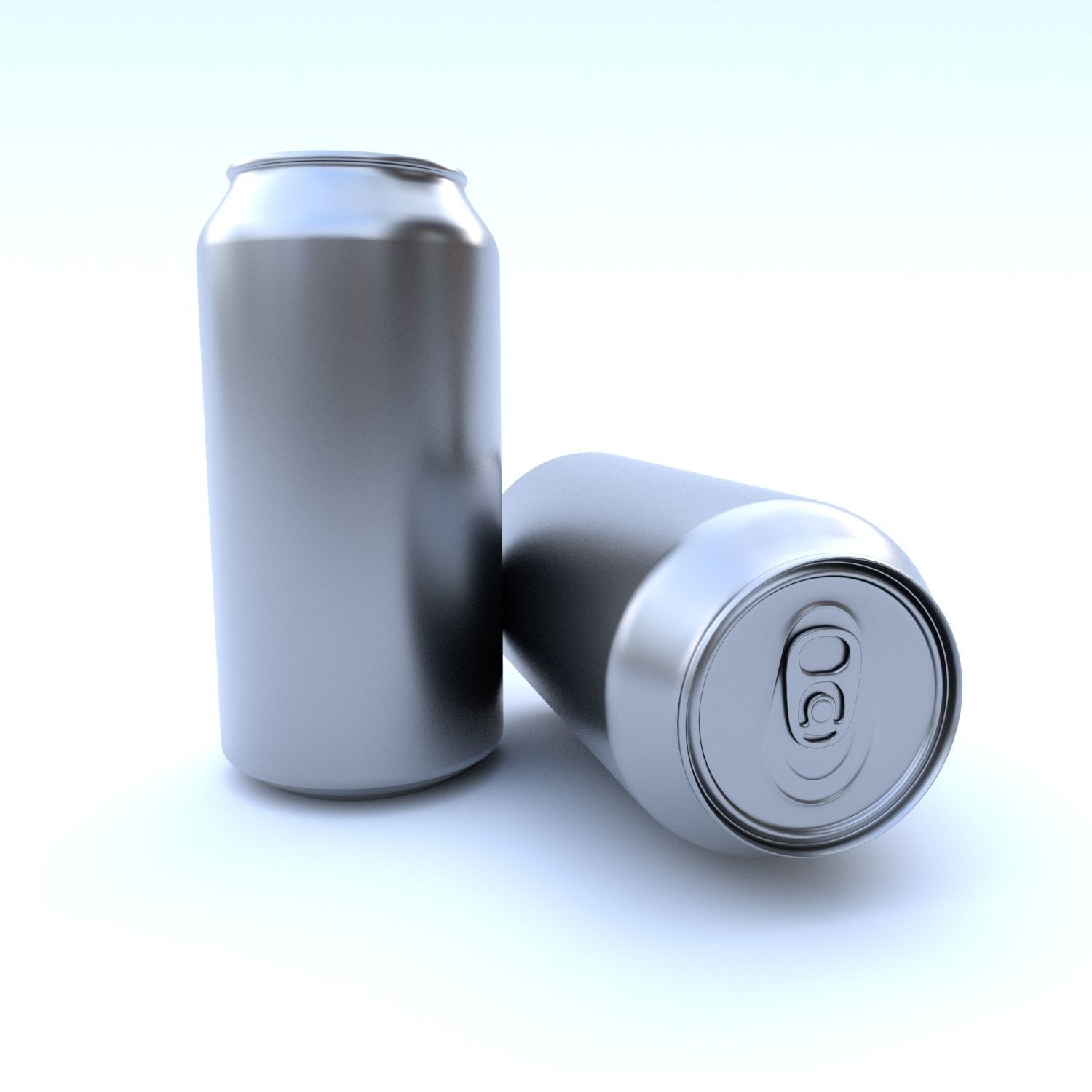 Beverage can 440 ml Low-poly 3D model_5