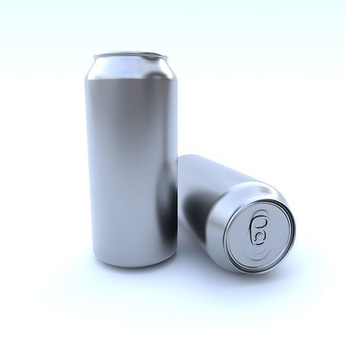 Beverage can 473 ml Low-poly 3D model 6