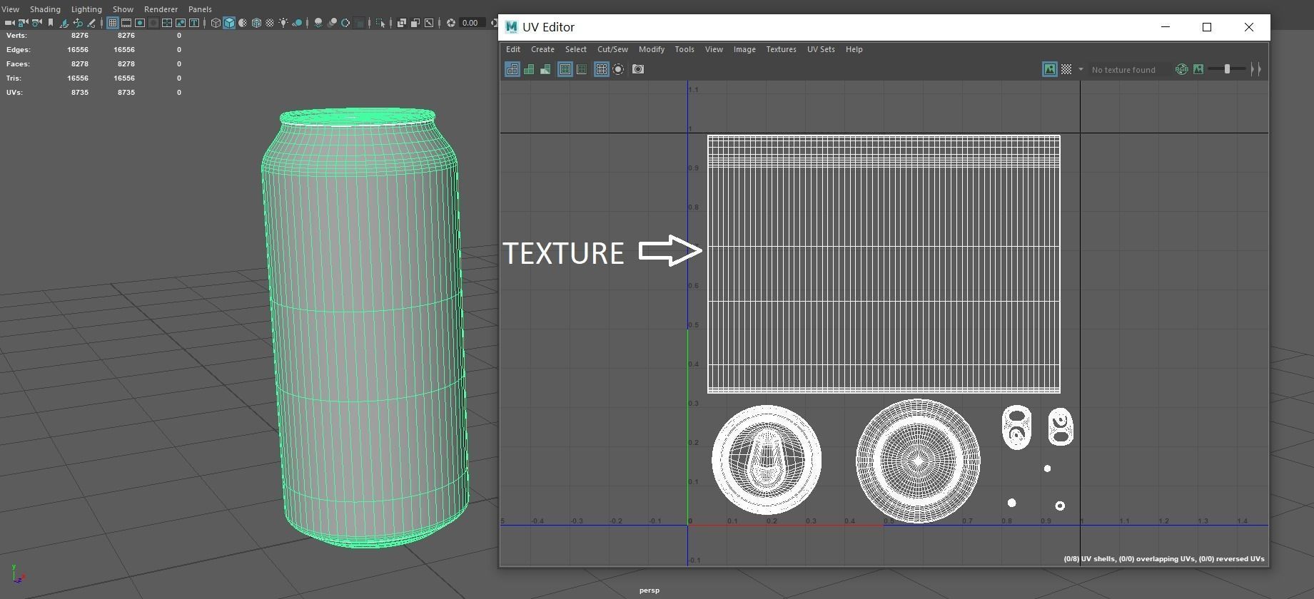 Beverage can 473 ml Low-poly 3D model_11