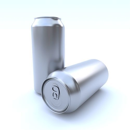Beverage can 473 ml Low-poly 3D model 7