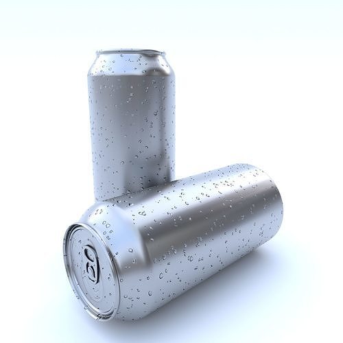 Beverage can 473 ml Low-poly 3D model 4