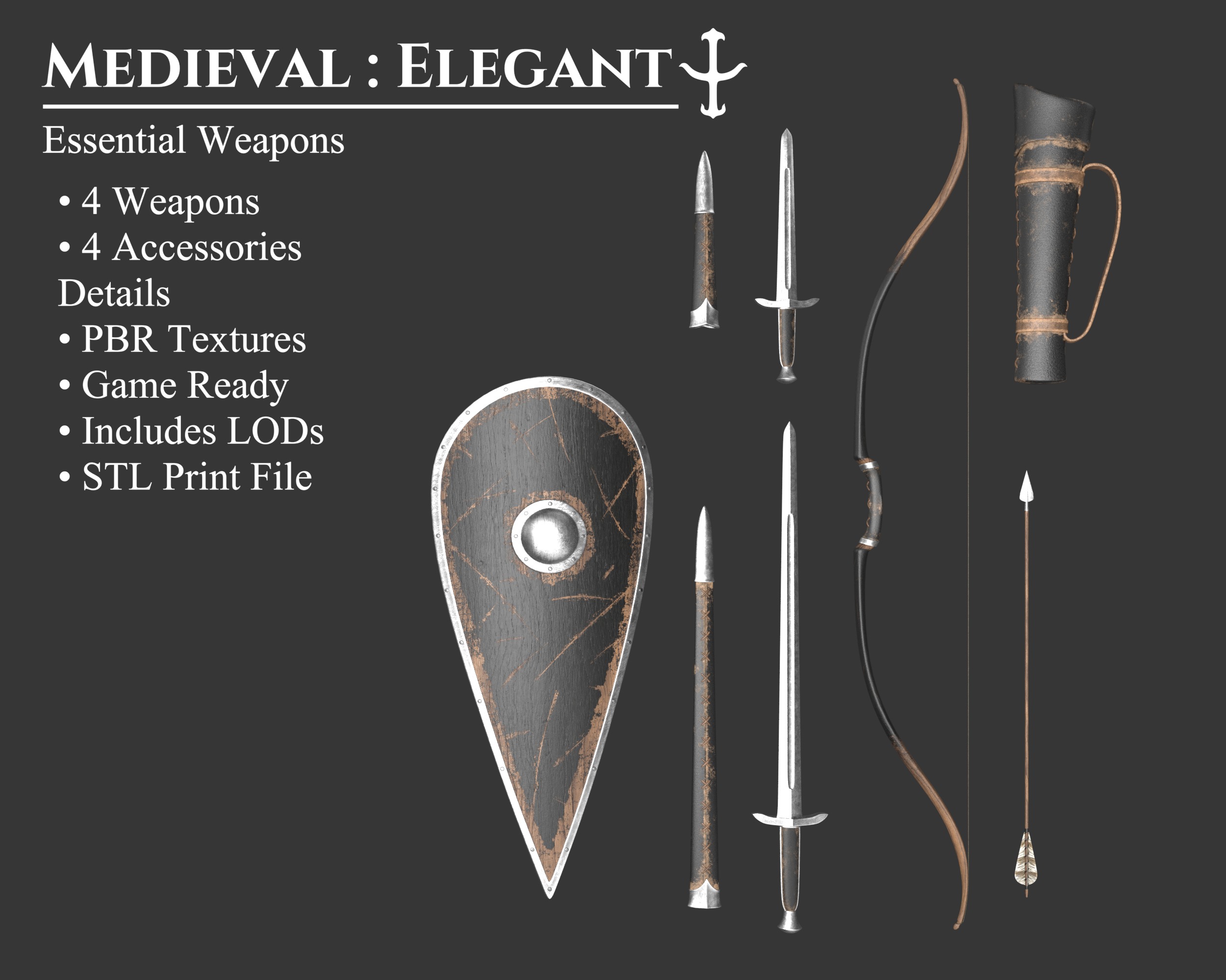 Medieval Collection Elegant Essential Weapons _1