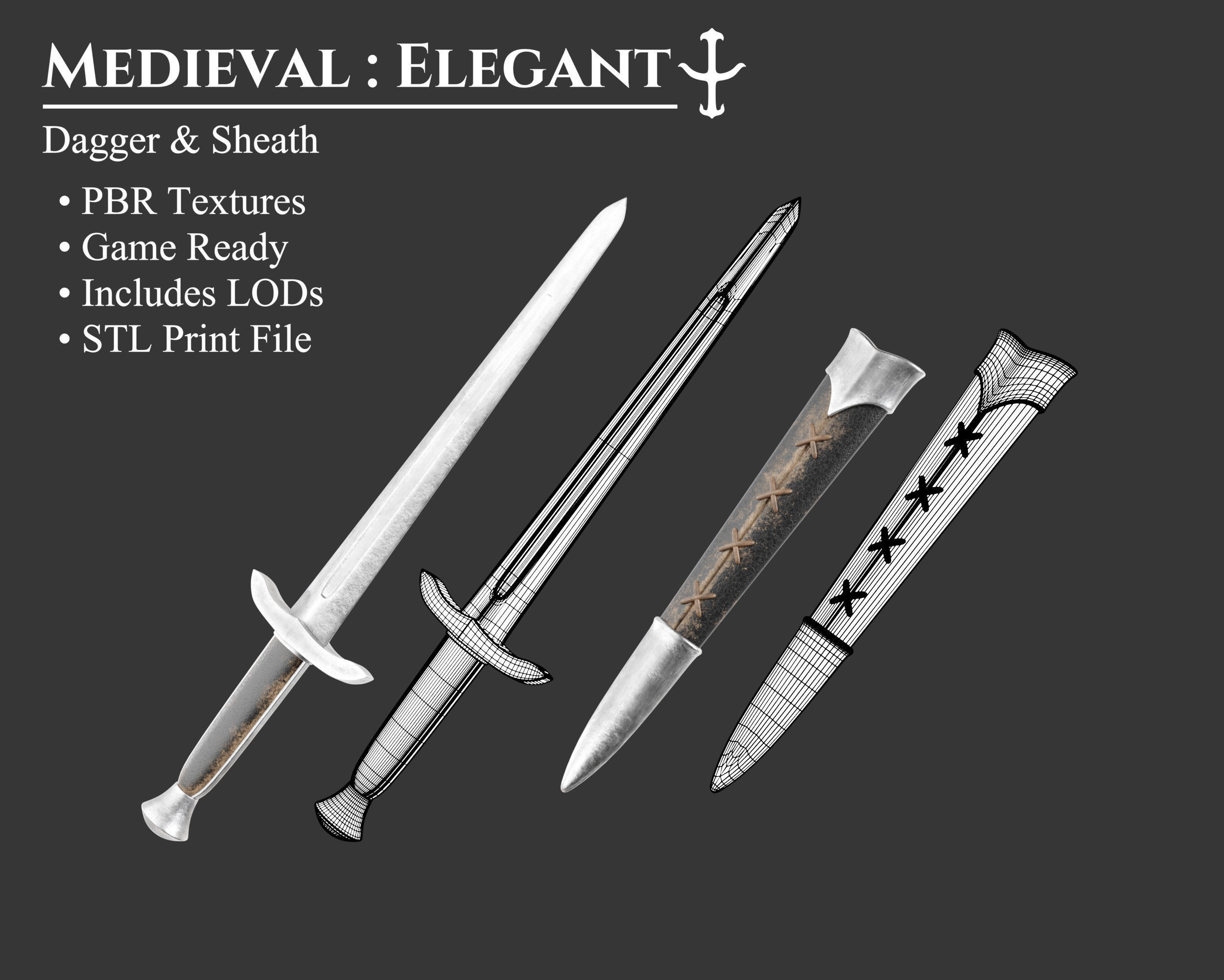 Medieval Collection Elegant Essential Weapons _7