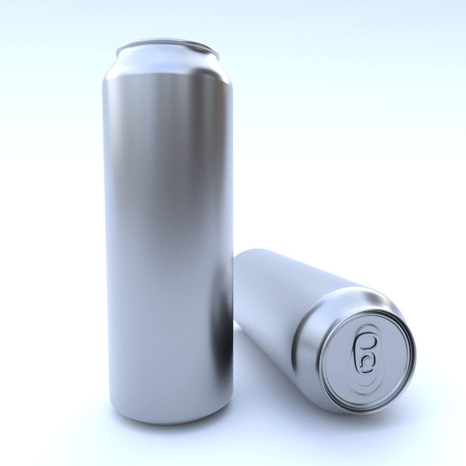 Beverage can 568 ml Low-poly 3D model_6