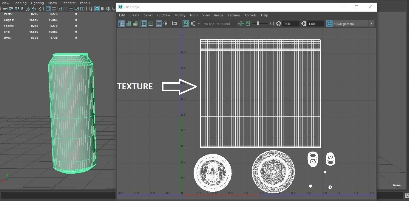 Beverage can 568 ml Low-poly 3D model_13