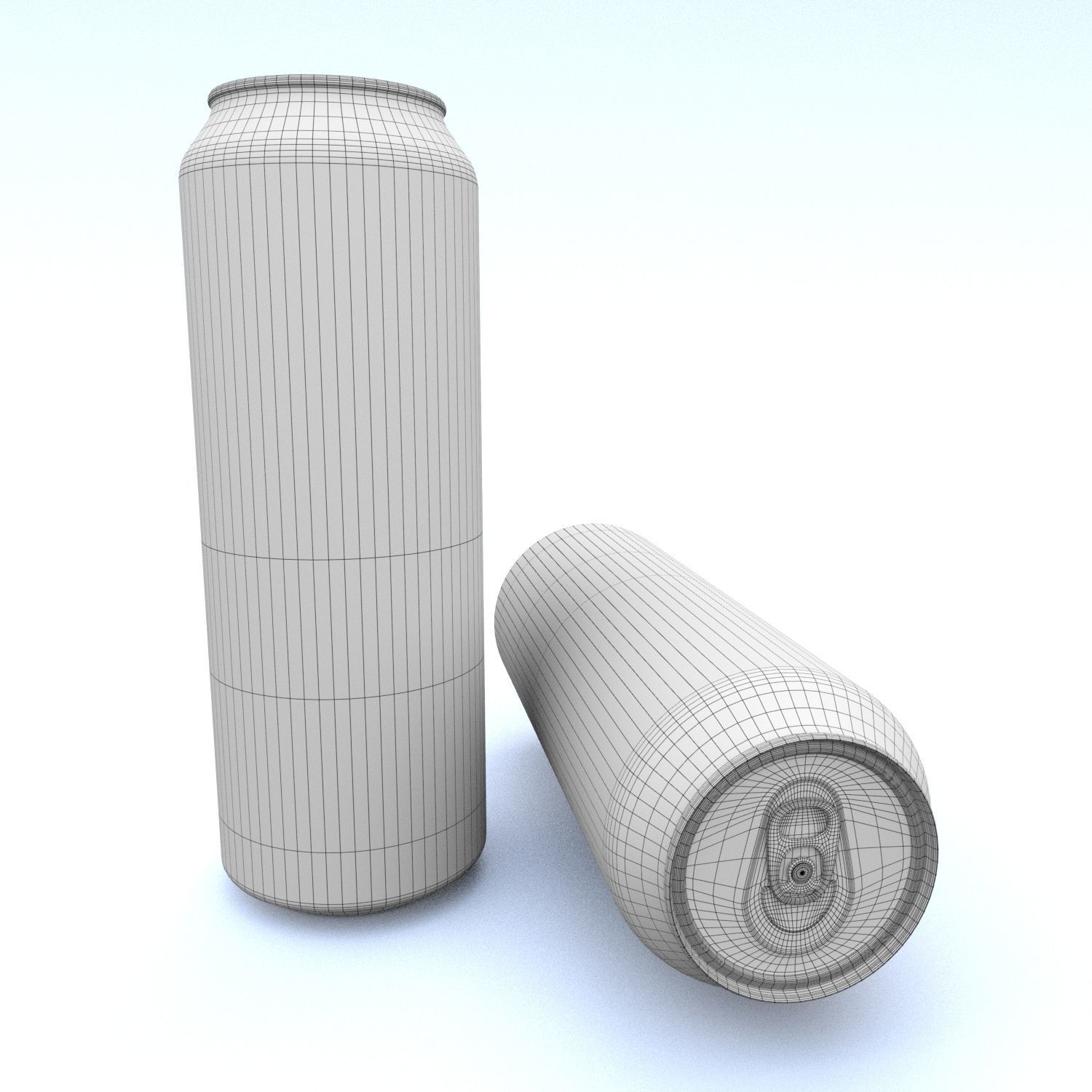 Beverage can 568 ml Low-poly 3D model_12