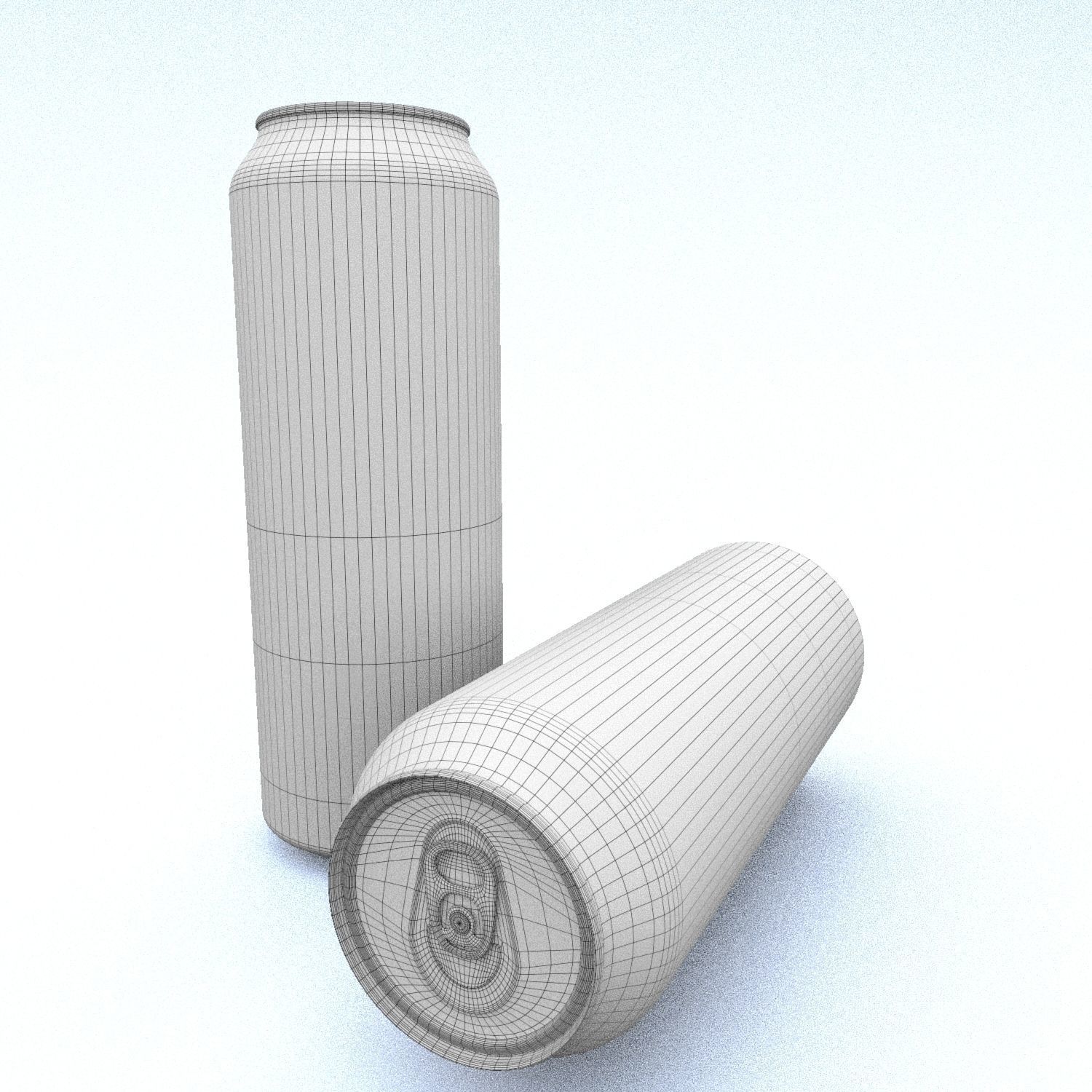 Beverage can 568 ml Low-poly 3D model_8