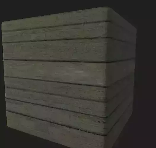 Wooden Planks Painted Dirty - Substance