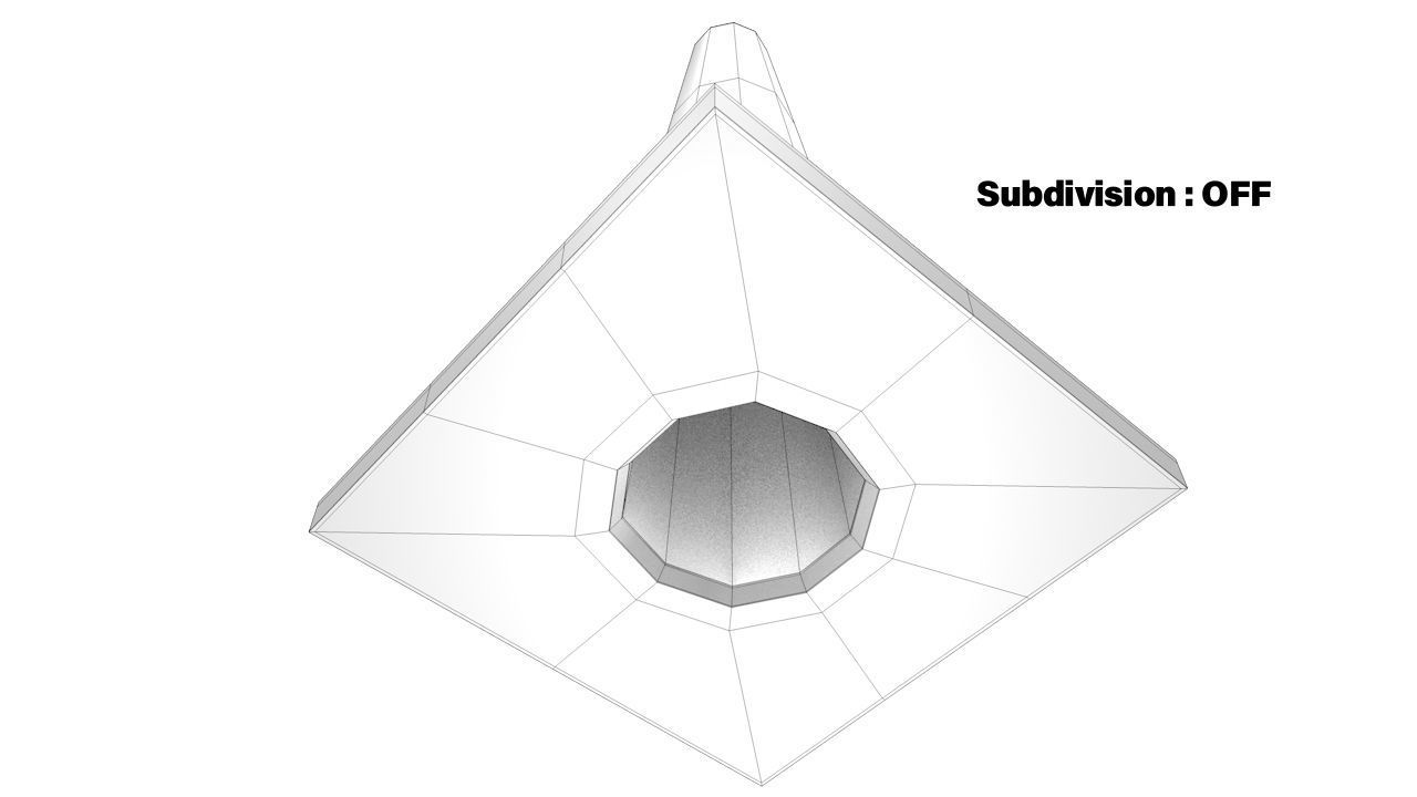 Traffic Cone Low-poly 3D model_15