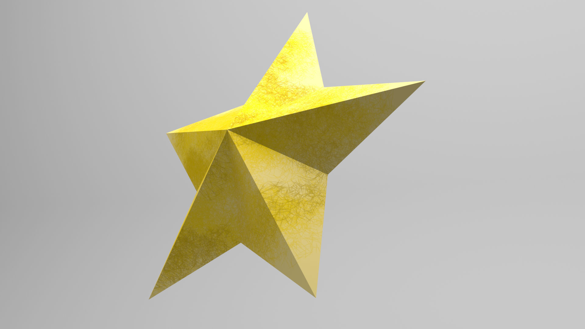 Star Object Low-poly 3D model_2