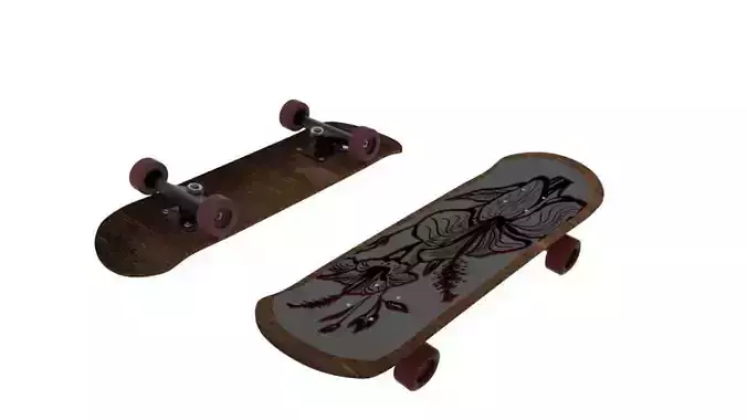skateboard two skateboards