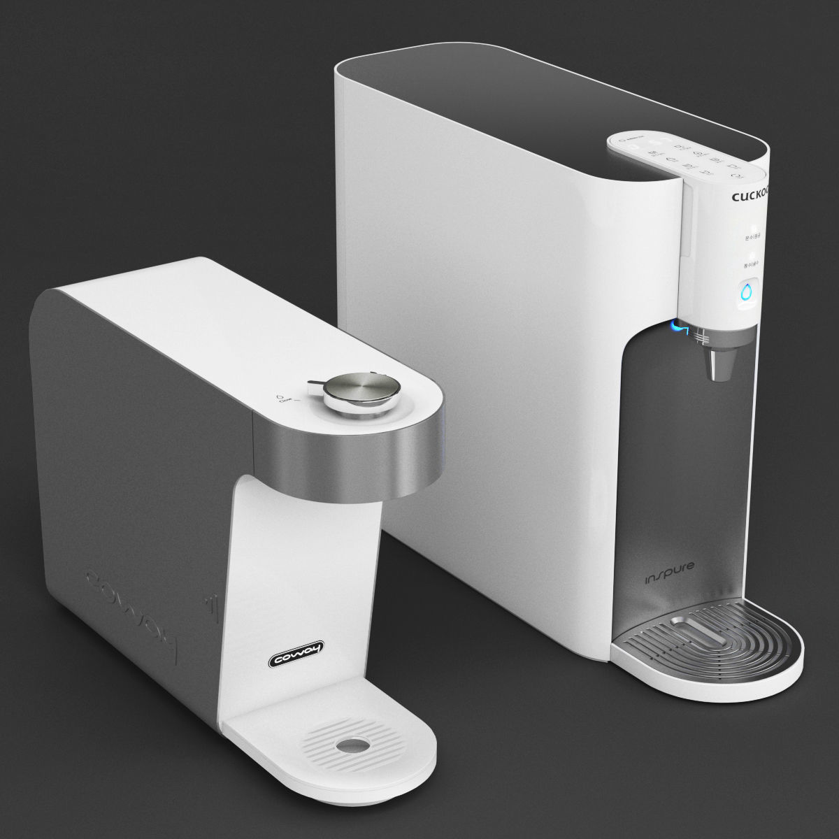 water purifier coway and cuckoo 3D model CGTrader