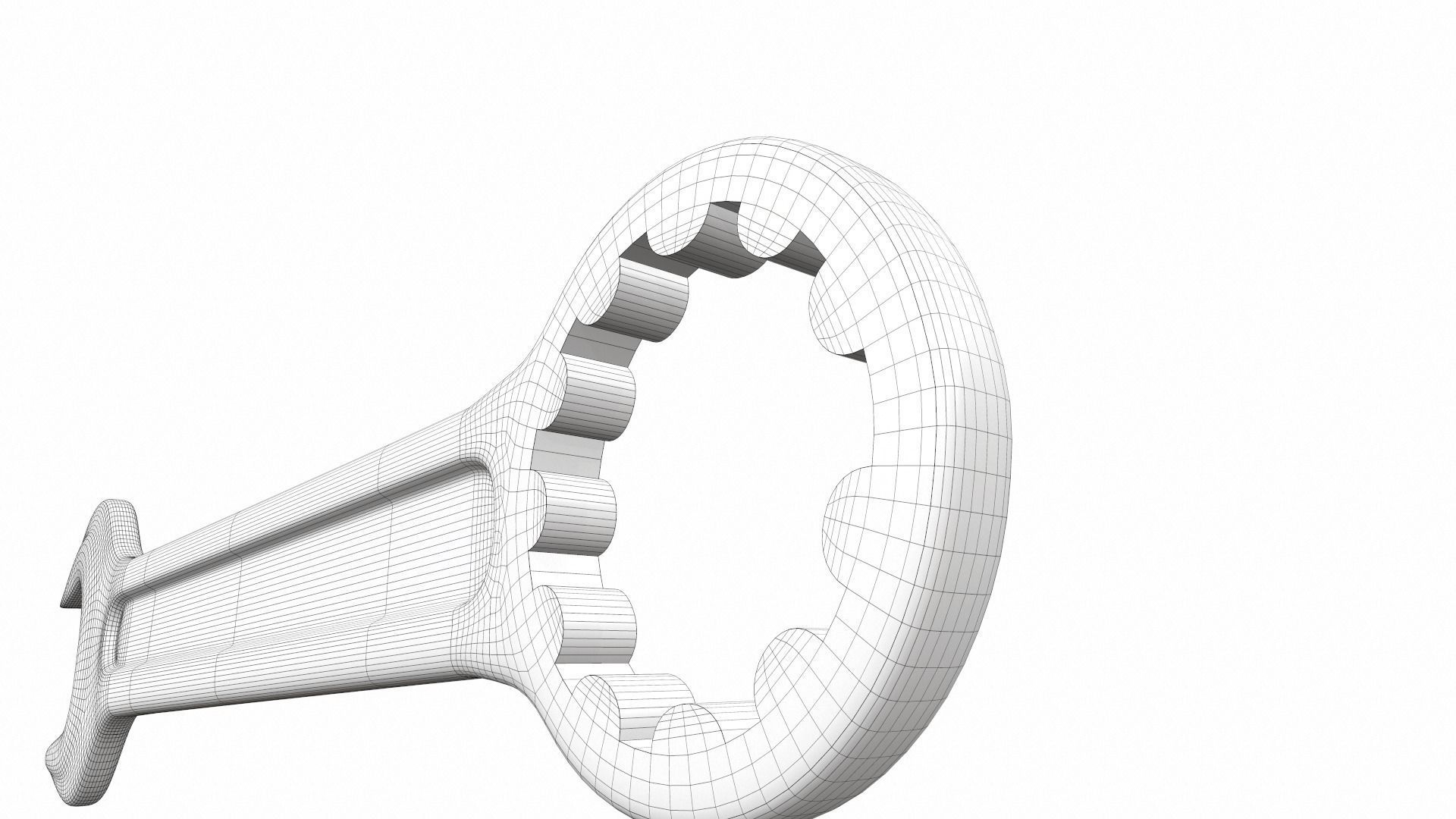 Combination spanner colect 3D model_15