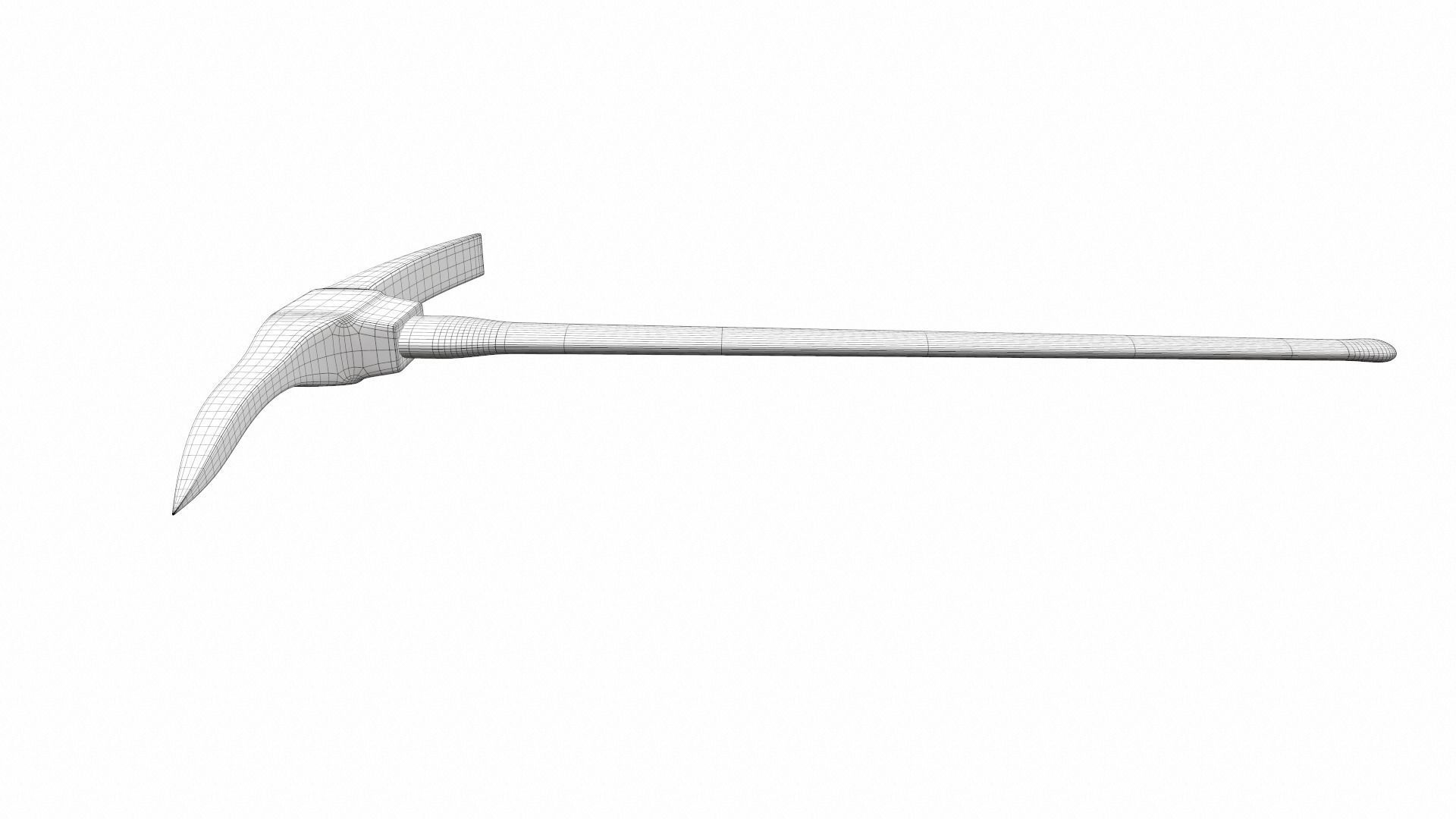 Classic pickaxe colect 3D model_8
