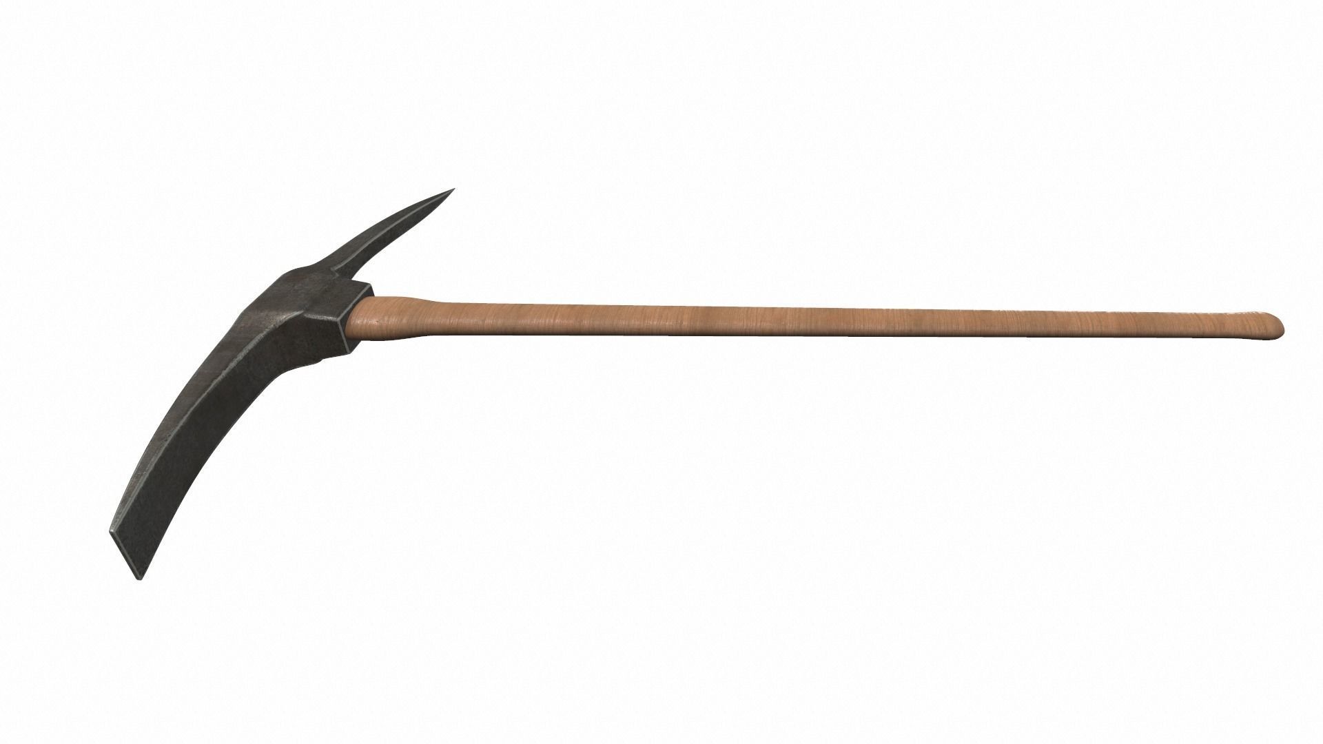 Classic pickaxe colect 3D model_3