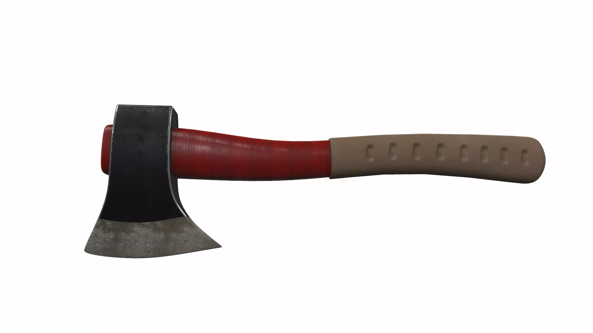 Classic axe colect 3D model_0