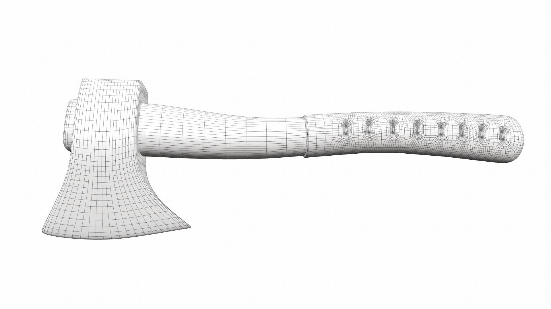Classic axe colect 3D model_7