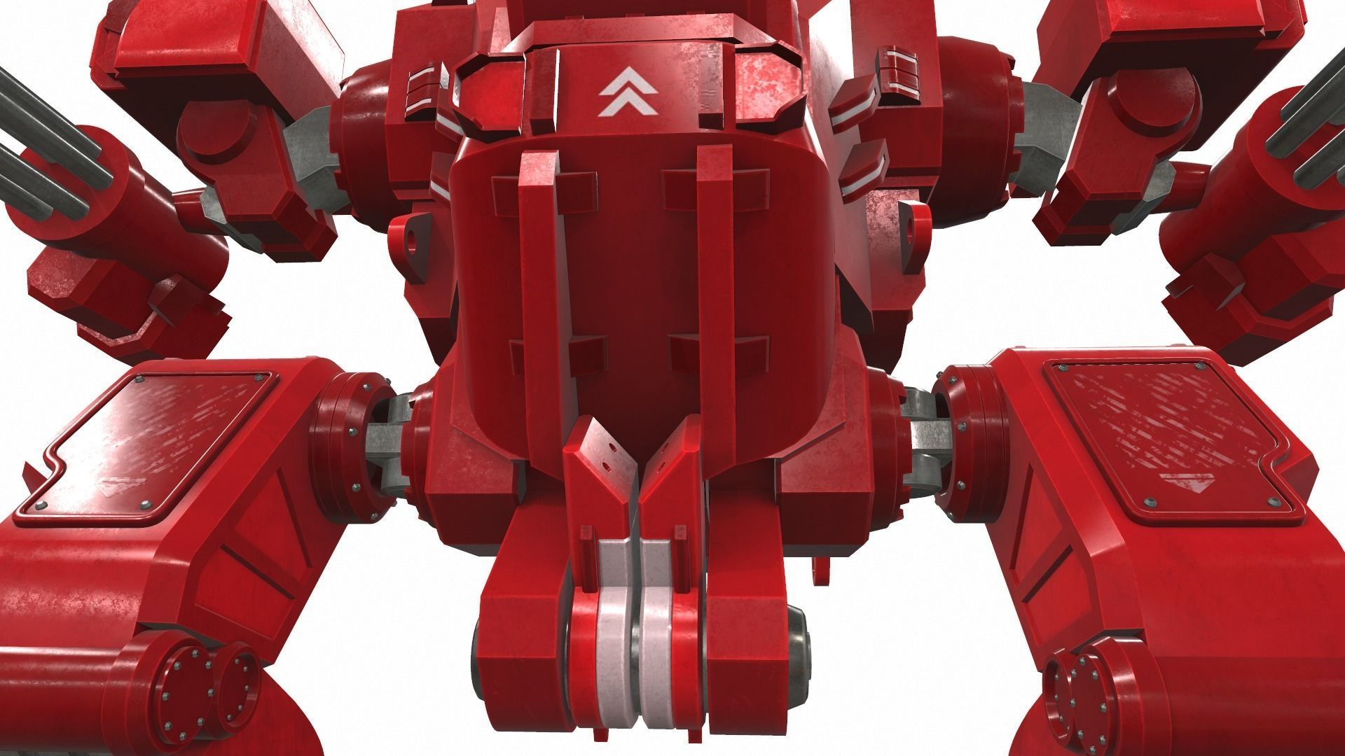 Battle mech robot mobi 6R 3D model_10