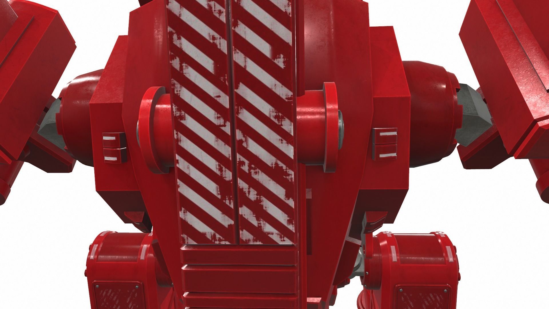 Battle mech robot mobi 6R 3D model_11