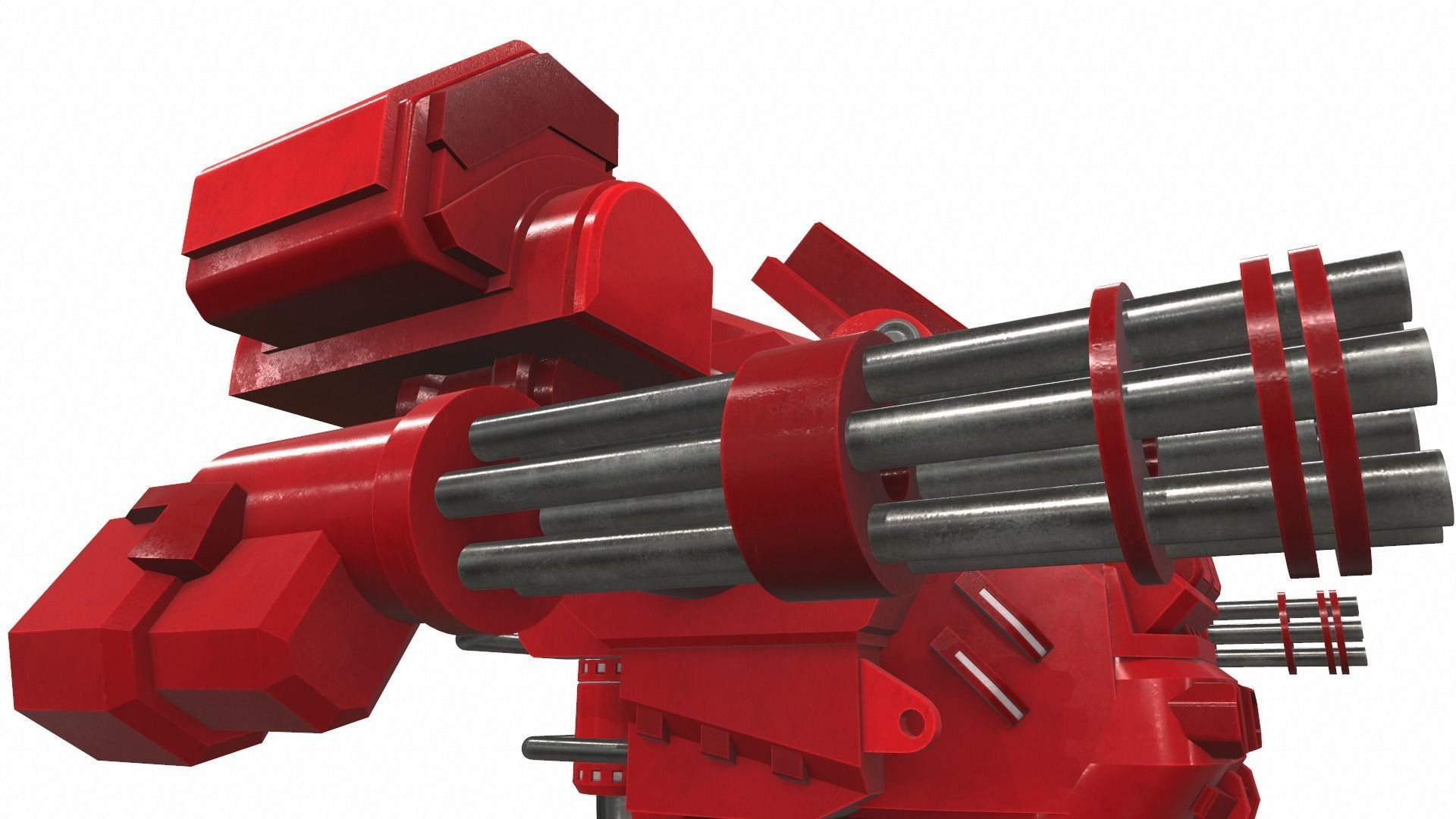 Battle mech robot mobi 6R 3D model_9