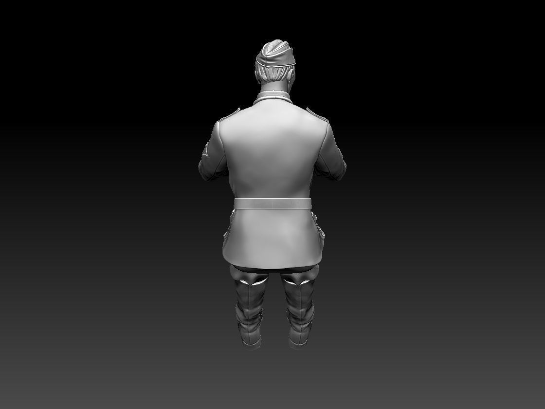 german driver soldier 3D print model_15