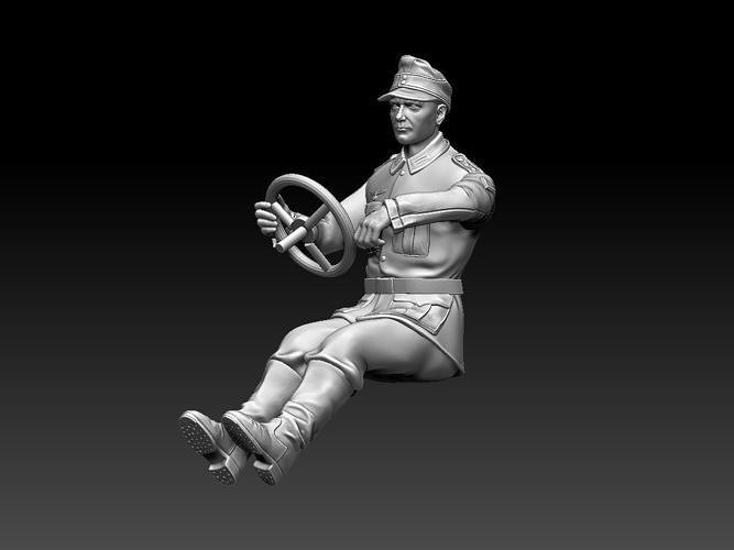 german driver soldier 3D print model