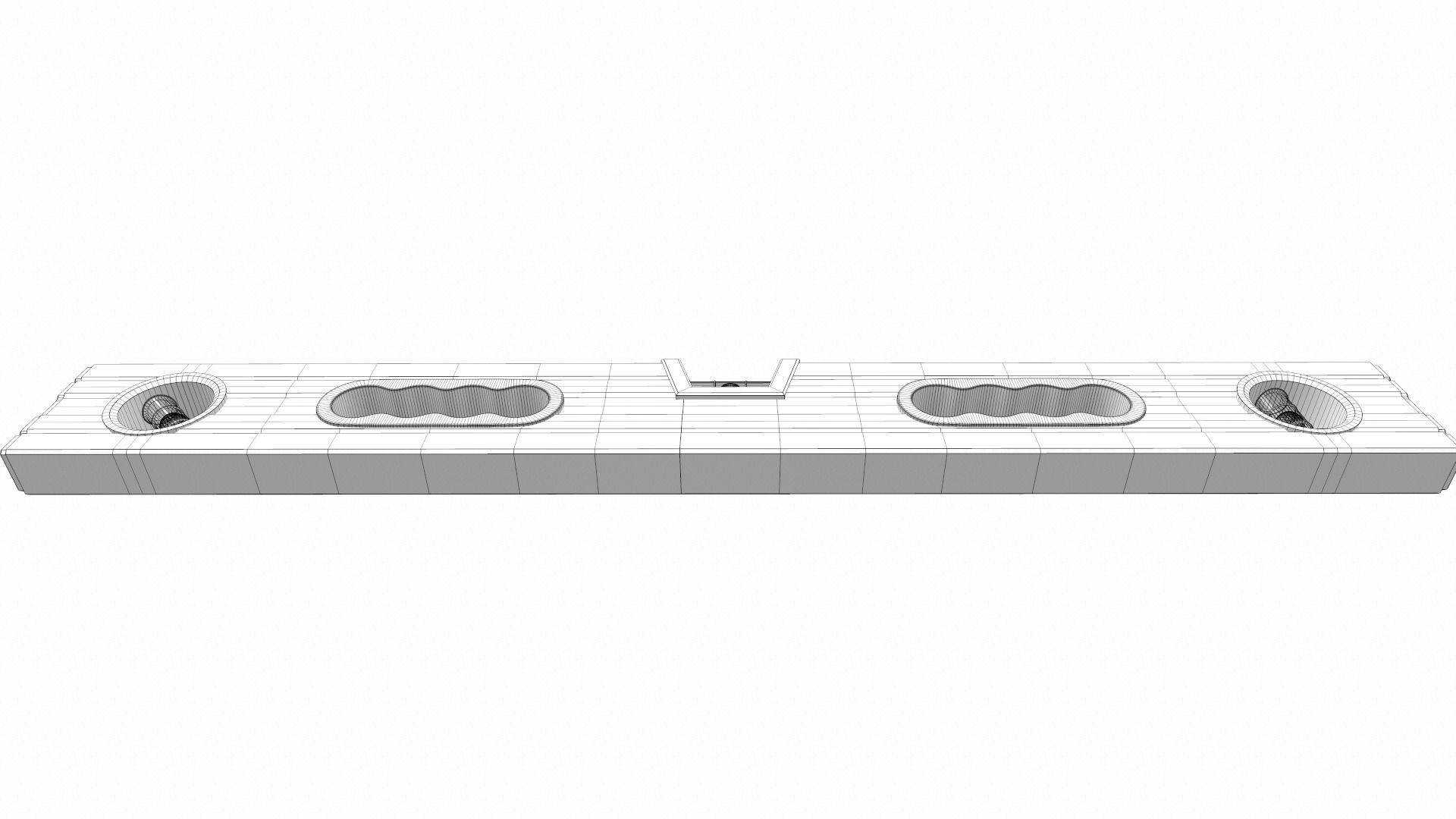 Spirit level 50cm colect 3D model_13