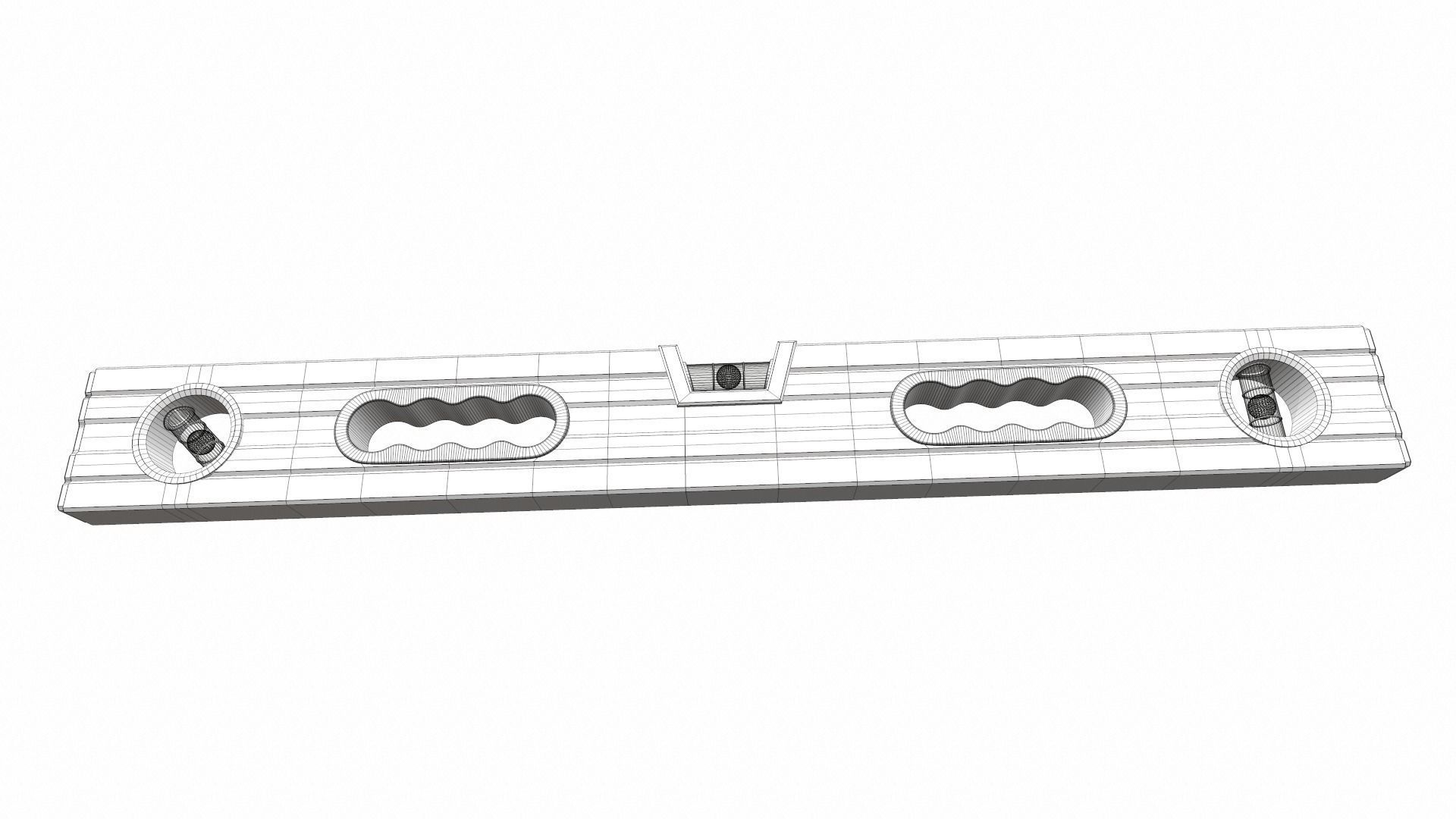 Spirit level 50cm colect 3D model_10