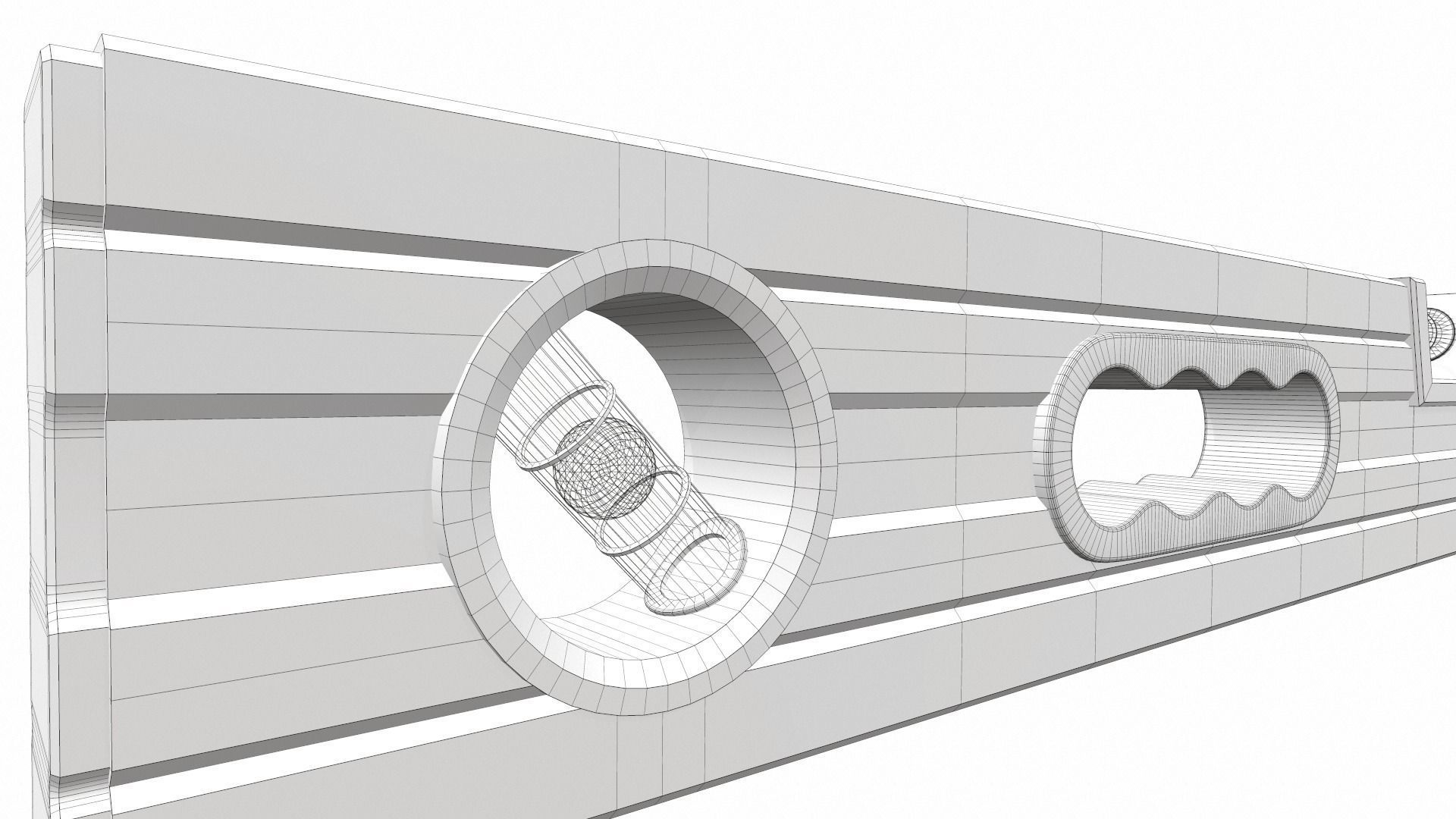 Spirit level 50cm colect 3D model_16
